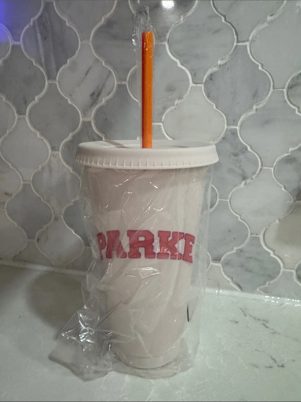 Parke x Dunkin’ Donuts White Cup reusable new never used